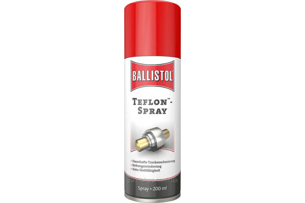 Засіб для догляду Ballistol 200 мл Teflon PTFE (тефлон, аерозоль)